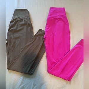 BuffBunny Legacy leggings set- Grounded Dark Olive/ Pharaoh